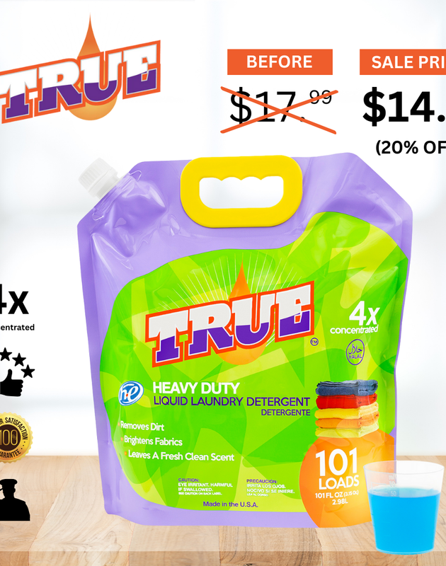 True Laundry Detergent • 101 Load