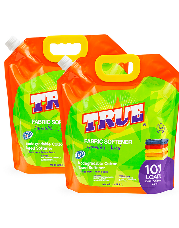 2 • True Plant Based Fabric Softener • 101 Load Combo