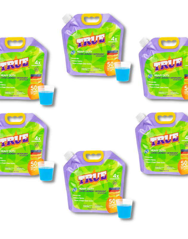 6 • True Laundry Detergent • 50 Load Combo