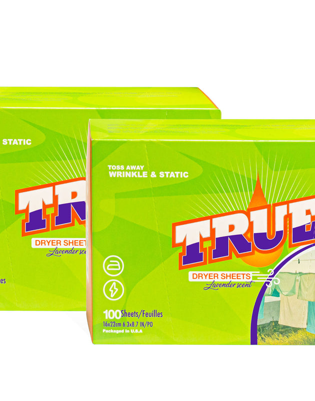 True Laundry Dryer Sheet - 2 Pack